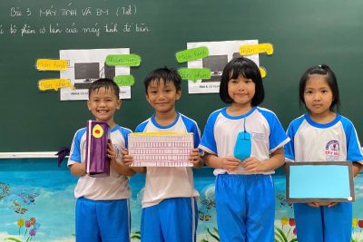 TỔ 4 &  5 THAO GIẢNG TIẾT STEM QUA BÀI ” MÁY TÍNH VÀ EM” MÔN TIN HỌC LỚP 3.